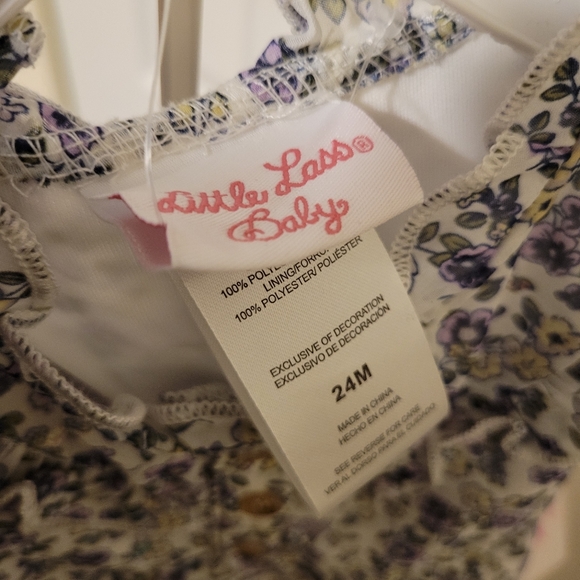 Floral Top and Bottom 2 piece set Lavendar & Purple Floral size 24 Month… - Picture 9 of 13